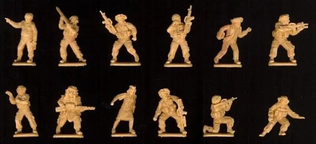 Orion 1/72 72012 Modern Israel Army 48 Figures, 12 Poses Set 1 
