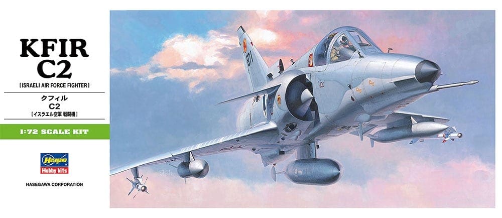 Hasegawa 1/72 Israeli Air Force IAI Kfir Plastic B7 C2 for sale online