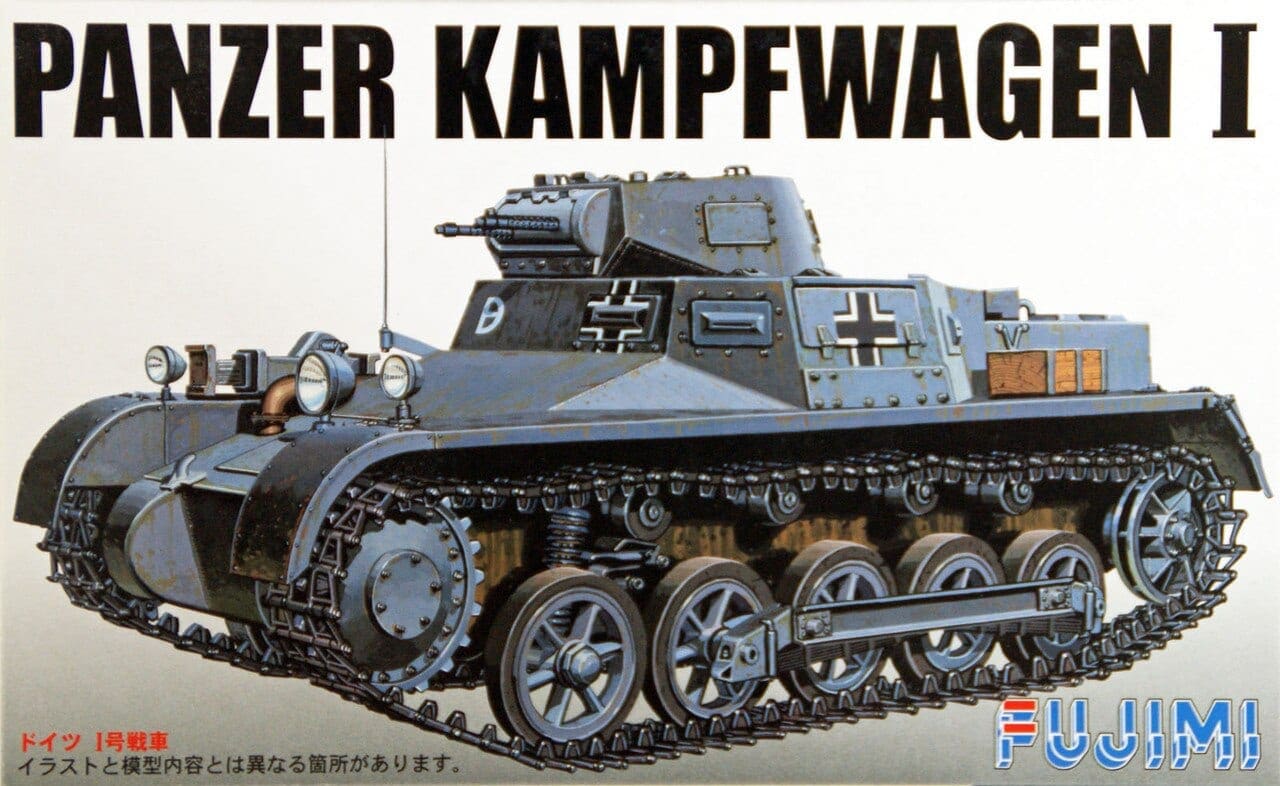 Fujimi SWA26 Special World Armor "Panzer Kampfwagen I" 1/76 scale kit 