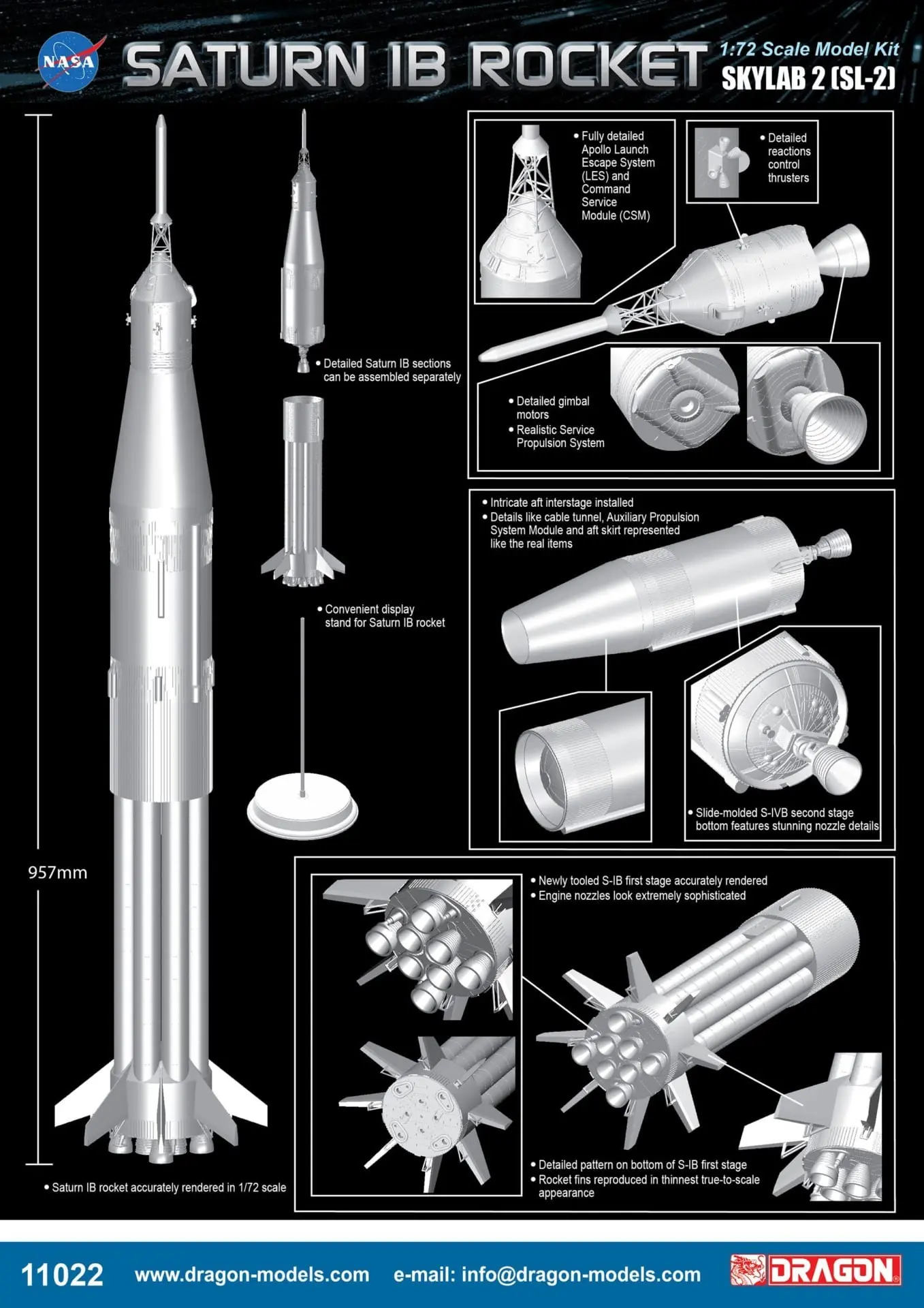 Dragon – 11022 – Saturn IB Rocket