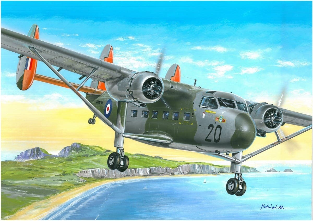 Scottish Aviation Twin Pioneer. Valom 1/72. Bristol Brigand Valom 1:72. Авиация 1:72 • Valom 72136 1/72 Twin Pioneer cc.MK 1 (Raf).