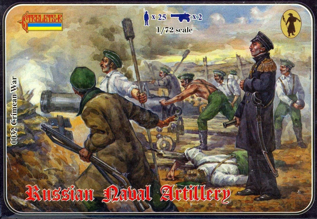 Strelets - 032 - Crimean War Russian Naval Artillery box cover image