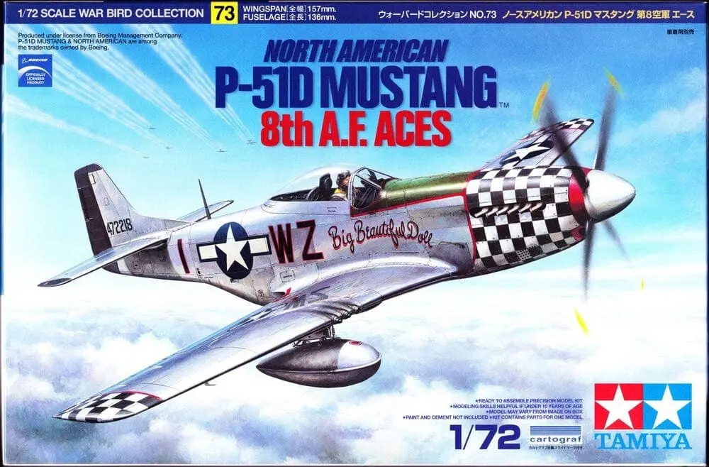 Tamiya - 60773 - NORTH AMERICAN P-51D MUSTANG 8th A.F. ACES - 1/72
