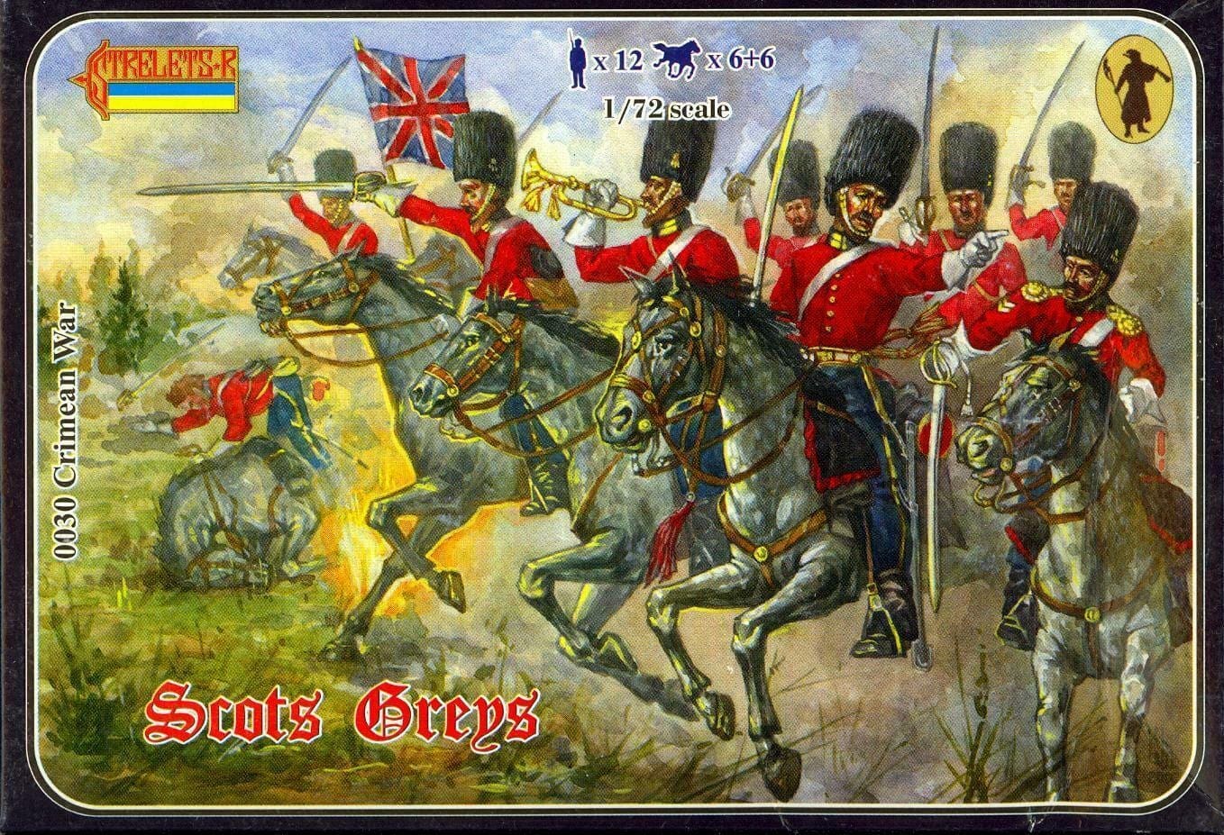 Strelets - 030 - Crimean War Scots Greys box cover image