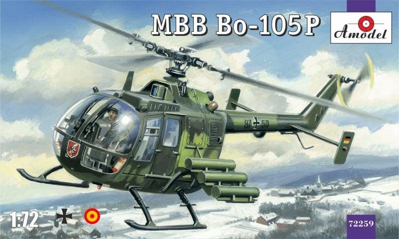 Amodel 1/72 MBB Bo-105 # 72255. 