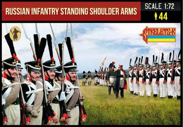 1:72 Strelets 0180 Prussian Infantry Standing Shoulder Arms Napoleonischen 