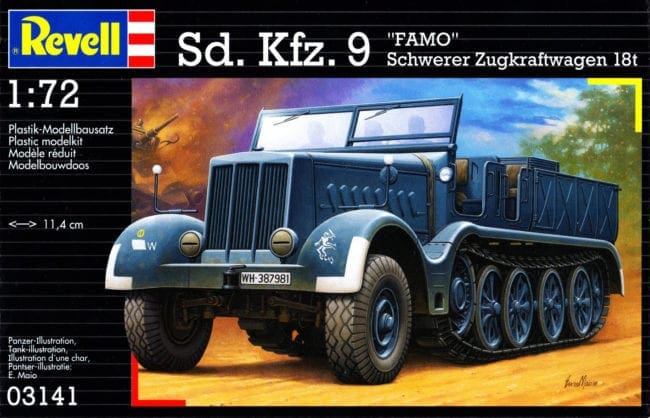 1/72 Plastikbausatz-Konvolut 3 X Deutsches Sd.Kfz.9 FAMO WWII REVELL 03141 OVP !