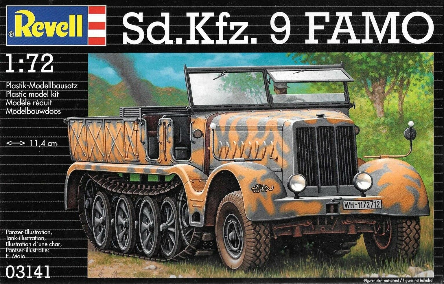 1/72 Plastikbausatz-Konvolut 3 X Deutsches Sd.Kfz.9 FAMO WWII REVELL 03141 OVP !