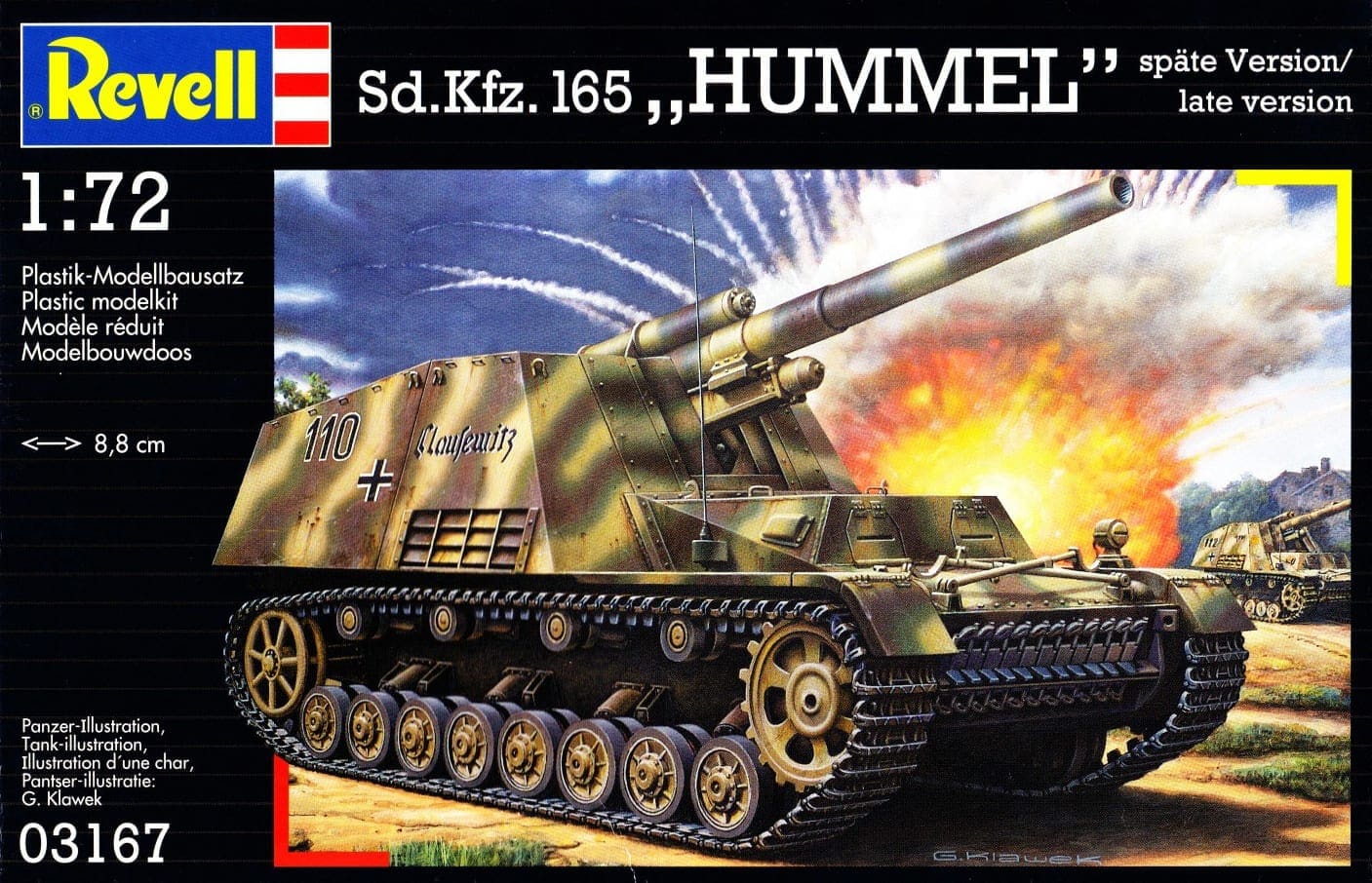 Revell - 03167 - Sd.Kfz. 165 "Hummel" - 1/72 Scale Model