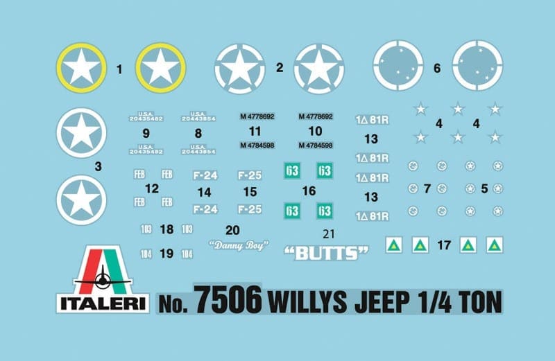 Willy'S Jeep Kit 1:72 Italeri IT7506 