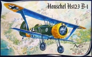 HENSCHEL HS 123C DIVE-BOMBER 1/72 AMODEL 72248 