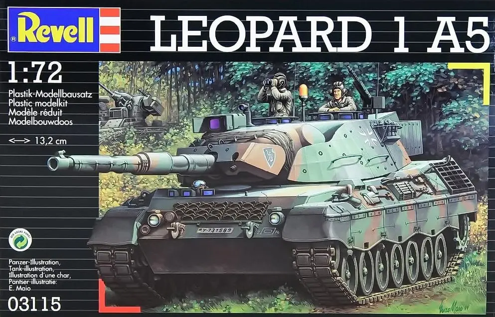 Hauler 1/72 PE HLH72087 Leopard MBT 1 A5 detail set Revell 