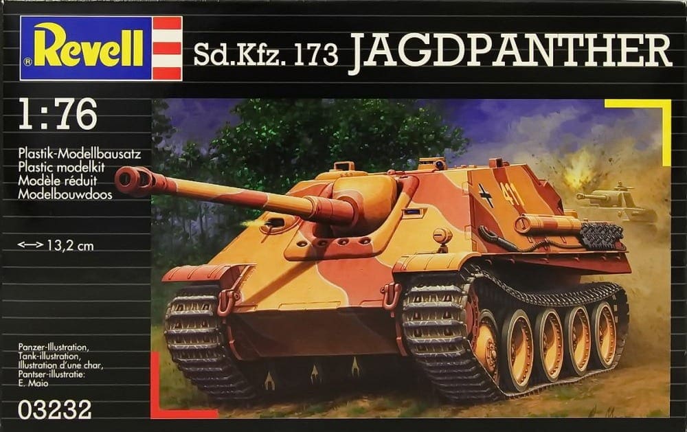 Italeri 7048 German Sd.Kfz173 Jadgpanther 1/72 scale model kit 