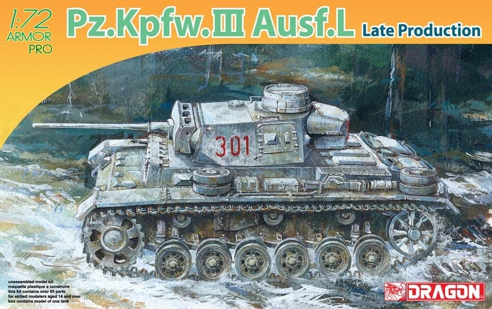 Dragon7645 1/72 Pz.Kpfw.III Ausf.L Late Production 