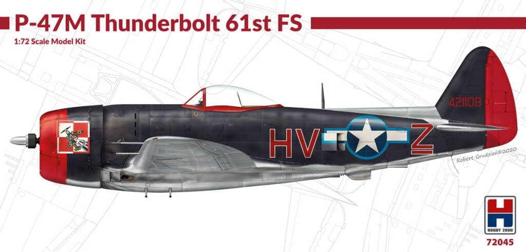 Hobby 2000 - H2K72045 - P-47M Thunderbolt 61st Fighter Squadron