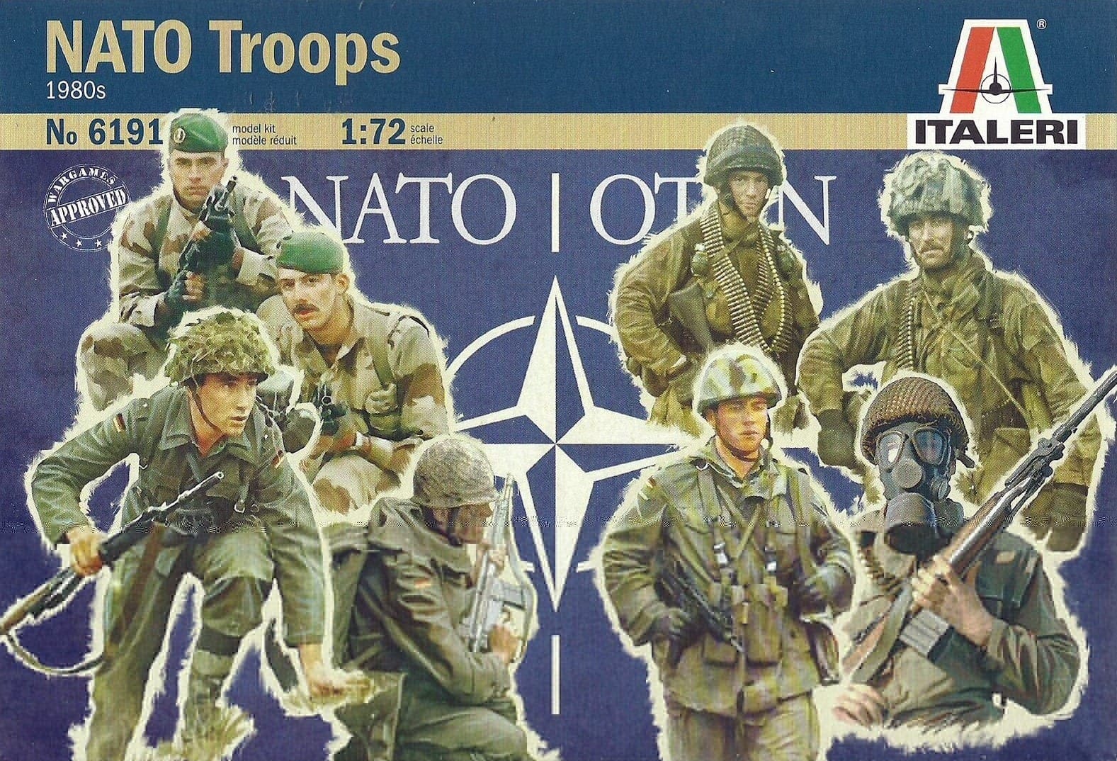 Nato Troops Kit ITALERI 1:72 IT6191 1980S 