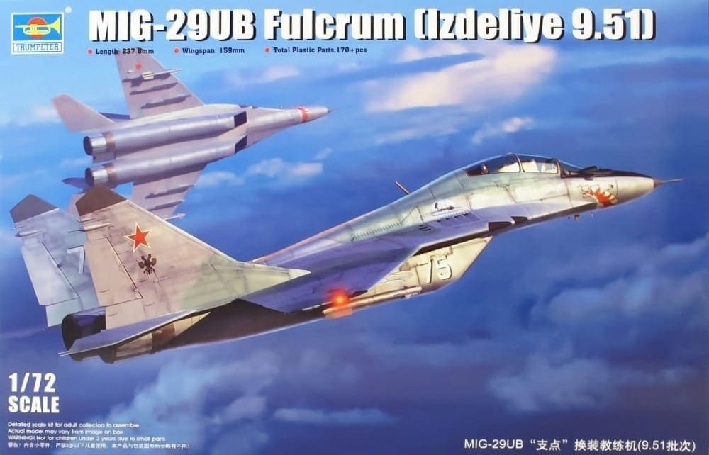 Izdeliye 9.51 Trumpeter 01677 1/72 MiG-29UB Fulcrum