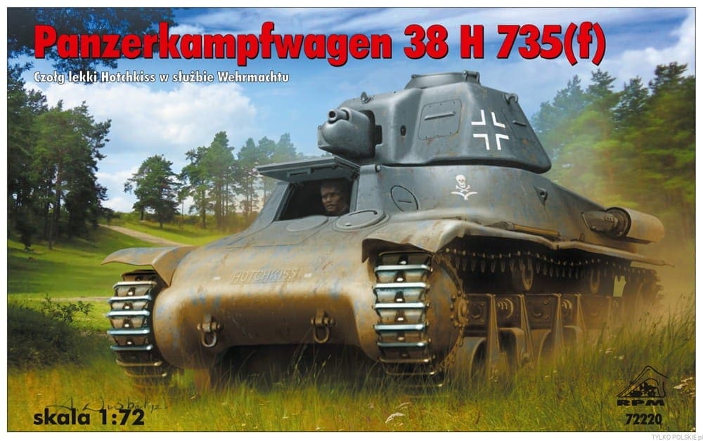 1/72 RPM f 7X GERMAN WEHMRACHT MARKINGS / BERGESCHLEPPER PZ.KPFW 38 H 735 