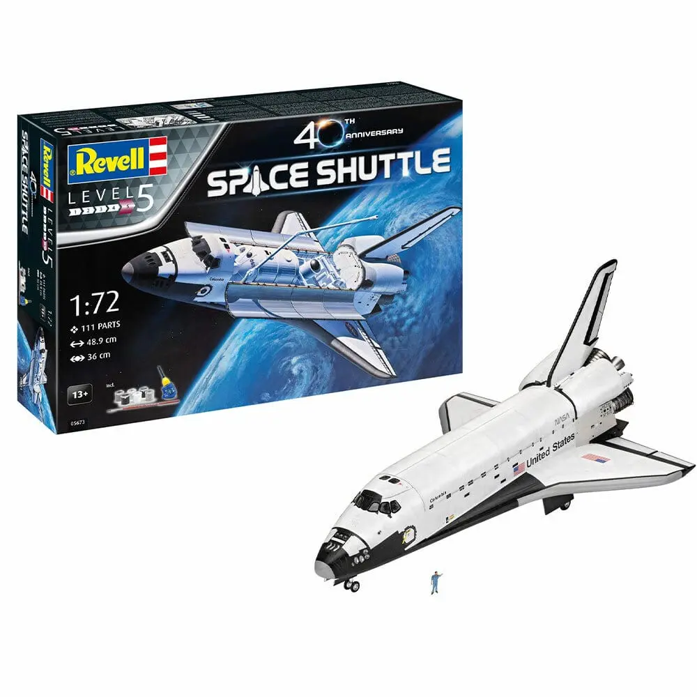 1981 Space Shuttle 40th Anniversary Komplett Set 1:72 Revell 05673 