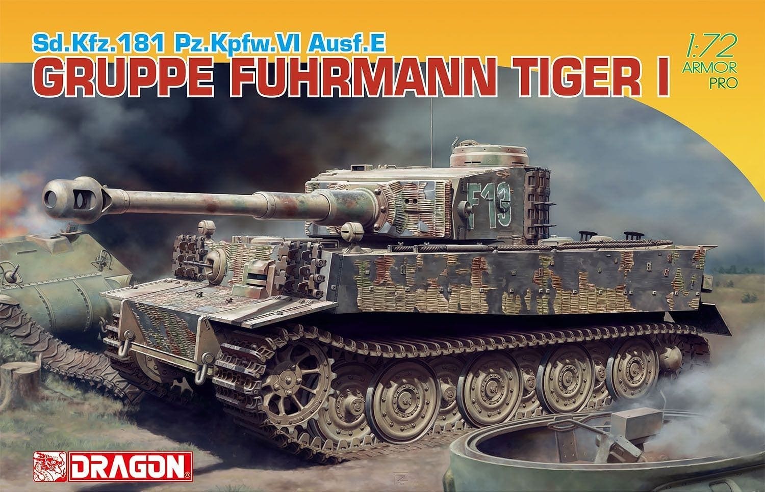 DRAGON 7368 1//72 Sd.Kfz.181 Pz.Kpfw.VI Ausf.E Gruppe Fuhrmann Tiger I Model Kit