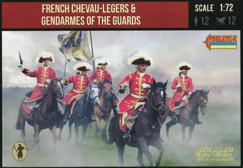 1:72 Strelets # 239 Spanien Erbfolgekrieg Frankreich Kavallerie Garde Reiter 
