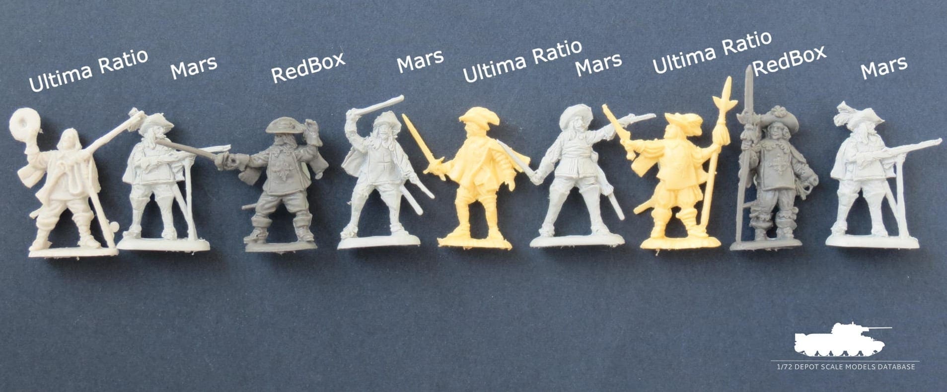 Musketeers of the King of France SOLDATINI 1/72 Red Box 72145 MADE UCRAINA 