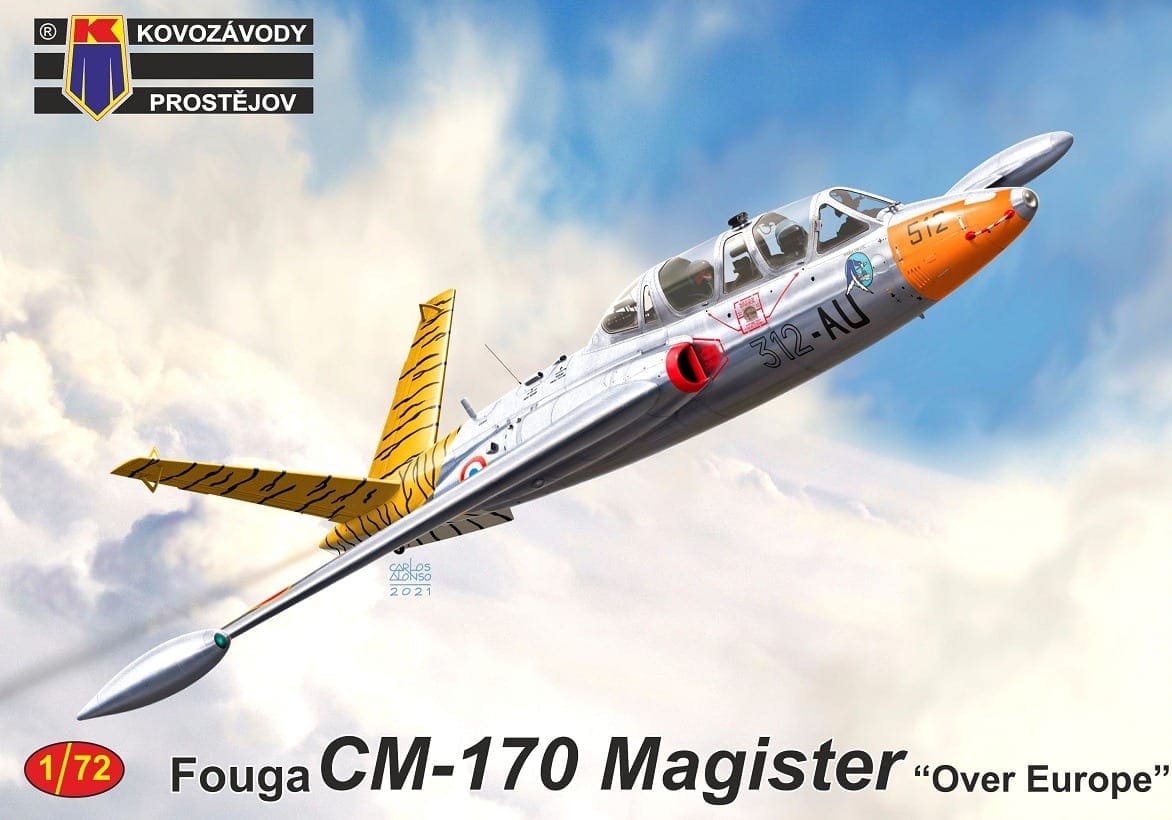 Neu Plastikmodellbausatz KP Fouga CM-170 Magister  "Other Services" 1:72