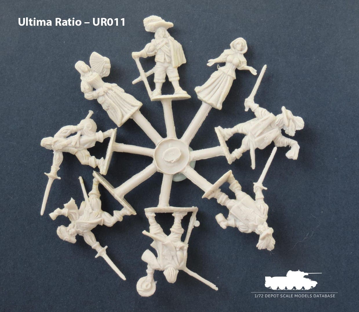 Mounted Musketeers of the King of France SOLDATINI 1/72 Red Box 72146 