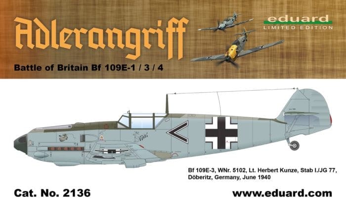 Eduard - 2136 - ADLERANGRIFF (Limited Edition Dual Combo) - 1/72