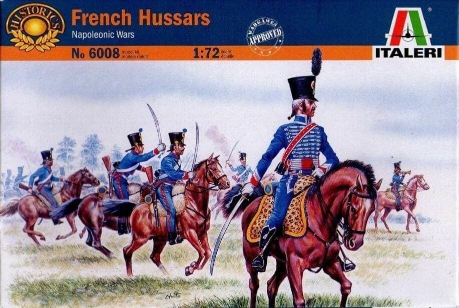 French Hussars 1/72 ITALERI napoléoniennes Wargames 6008 