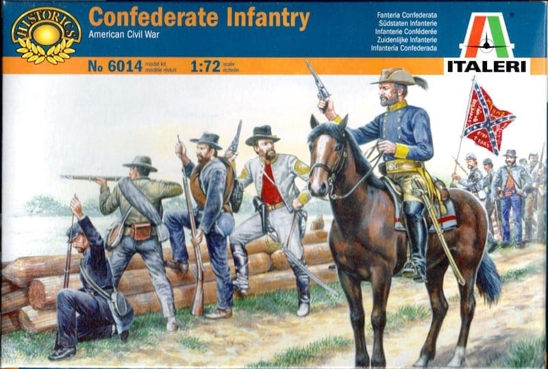 Confederate Infantry American Civil War Italeri Kit 1:72 IT6178 