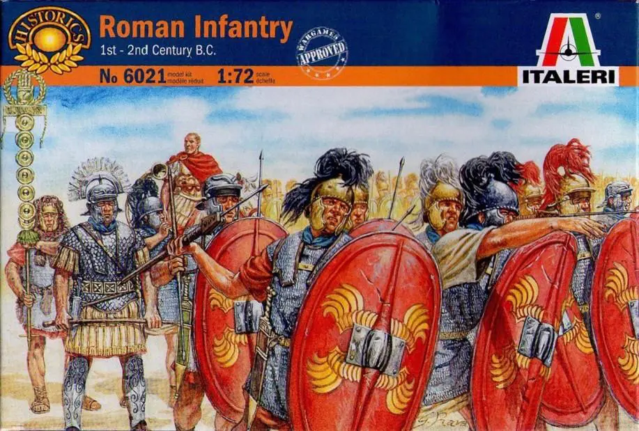 Fanteria Romana 1:72 Figure Plastic Model Kit ITALERI Roman Infantry 