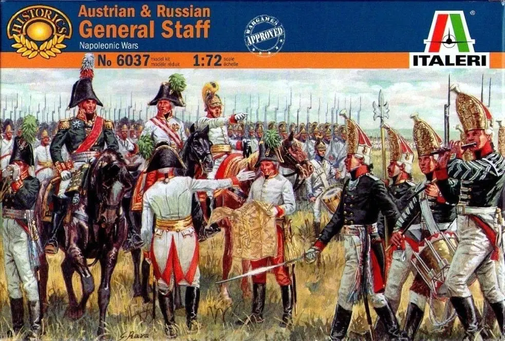 PRUSSIAN ALLIED GENERAL STAFF Napoleonic wars ITALERI 1/72 FIGURES BRITISH 