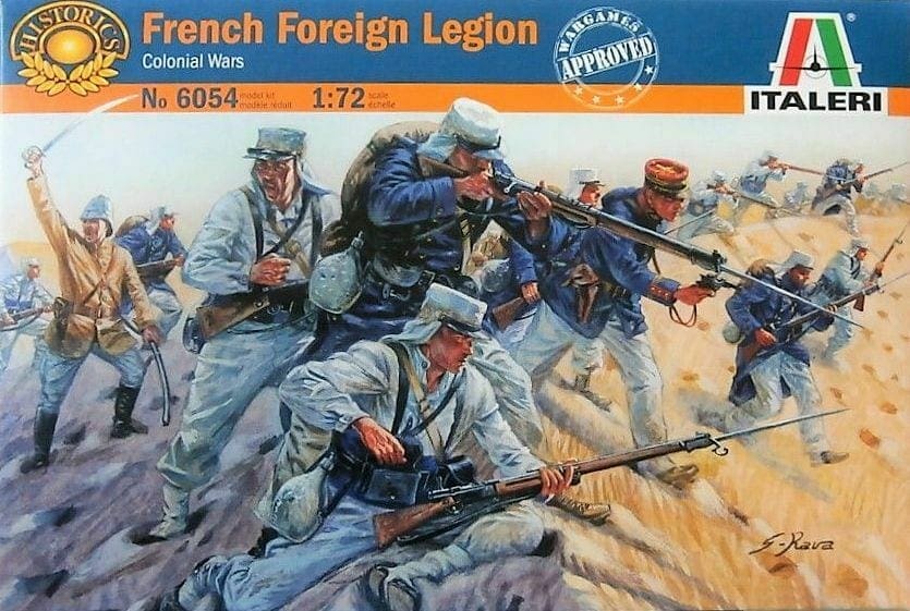 Italeri 1/72 6054 French Foreign Legion 50 Figures, 15 Poses 