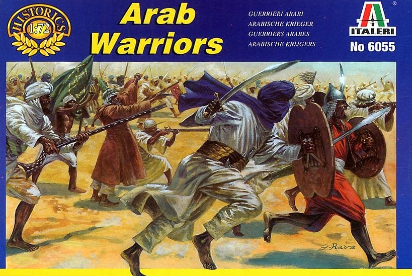 Esci poses Arab Warriors Italeri 6055 Sudanese Colonial Wars 1:72 Scale 