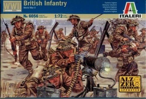 brand new, factory sealed Italeri 6056 British Infantry King's Regiment 1:72