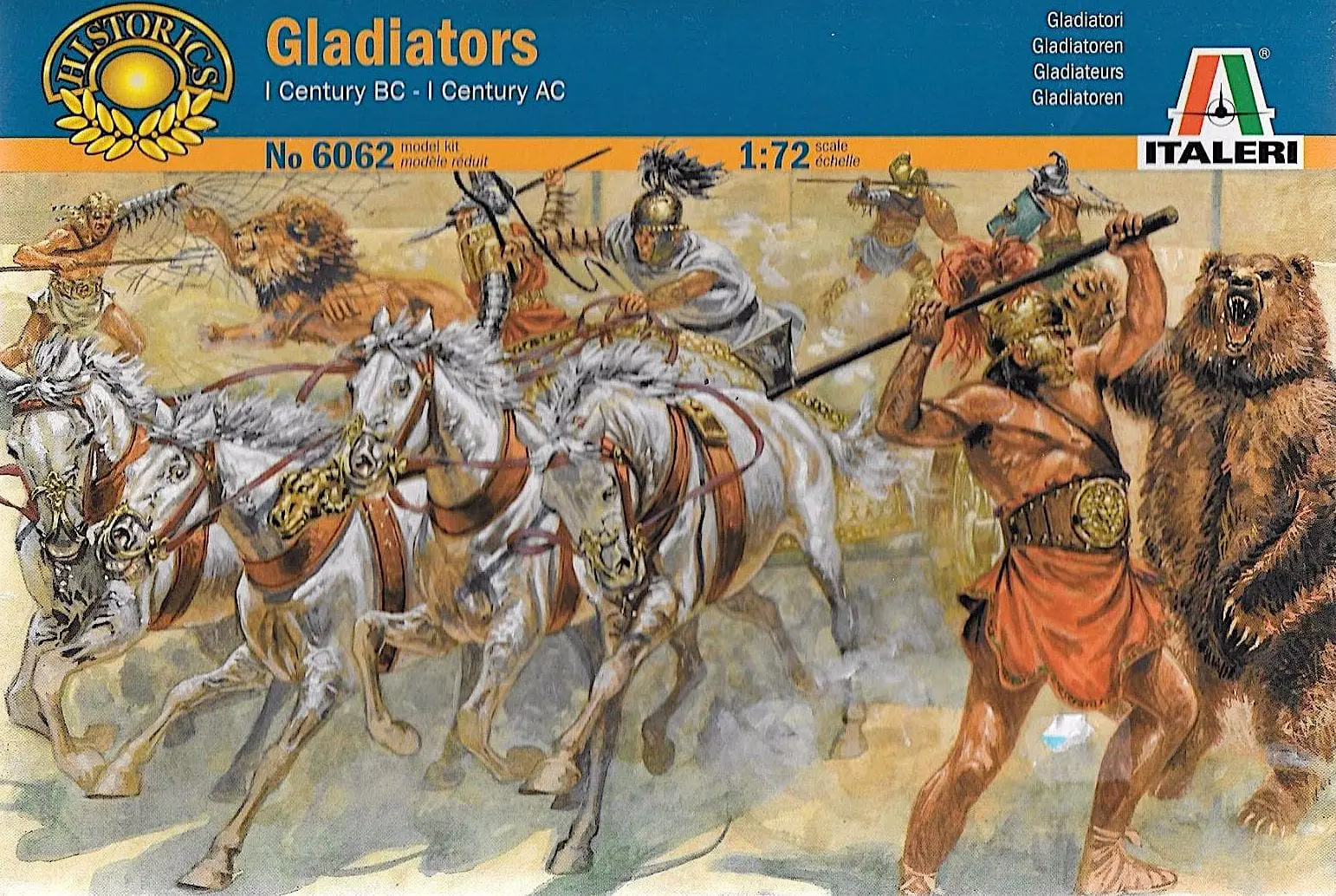 I Century AC Gladiators Hobby 6062 T6062 ITALERI Historics 1//72 I Century BC