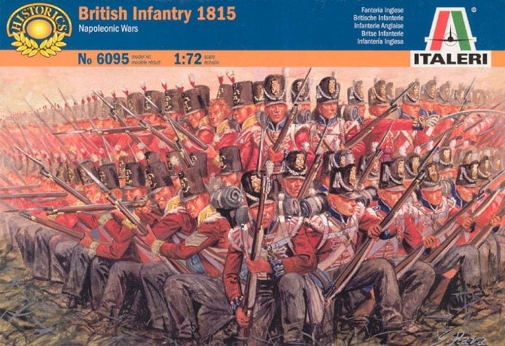 British Infantry Waterloo 200 1815 1/72 Italeri Napoleonic 6095 