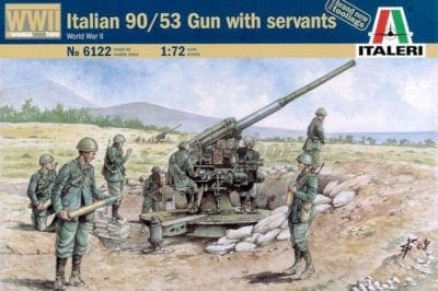 Waterloo 1815 1/72 AP024 WWII Italian 149/40 Artillery 9 Figures, 1 Gun 