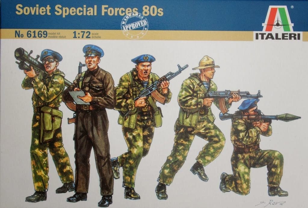 Revell 1/72nd Scale Soviet Spetsnaz 1980 Soldiers Set 2533  New In Box! 