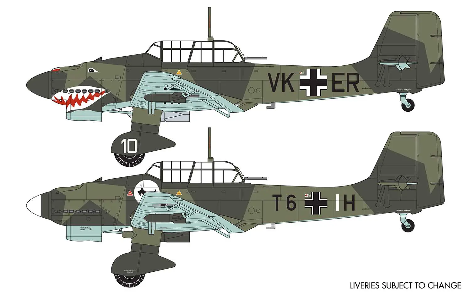 Airfix A03087 Junkers JU87B-1 Stuka 1:72 Military Aircraft Plastic Model Kit Hornby