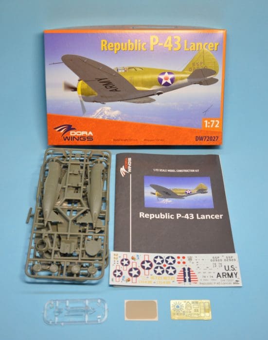Dora Wings 72027 Republic P-43 Lancer Plastic model kit 1/72 