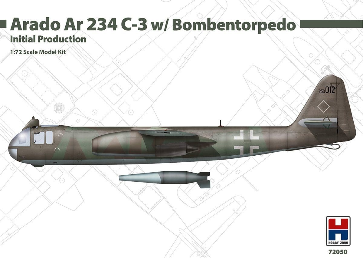 Dragon-Hobby2000 Arado 234 B-2 End of War in 1:72 NEW