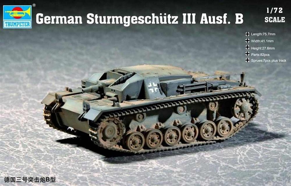 F TRUMPETER 07259 1/72 German Sturmgeschutz III Ausf 