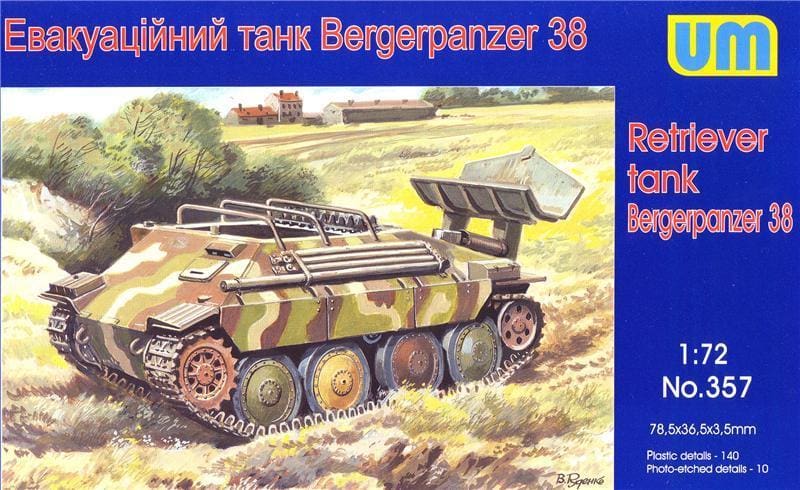 Unimodel 1/72 Bergepanzer 38 Retriever Tank # 357 