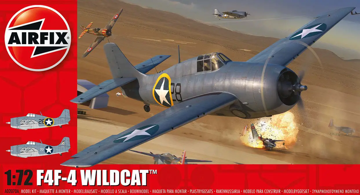 Aircraft Grumman F4F Wildcat 1:72 Military plane WW2 DeAgostini AC18 