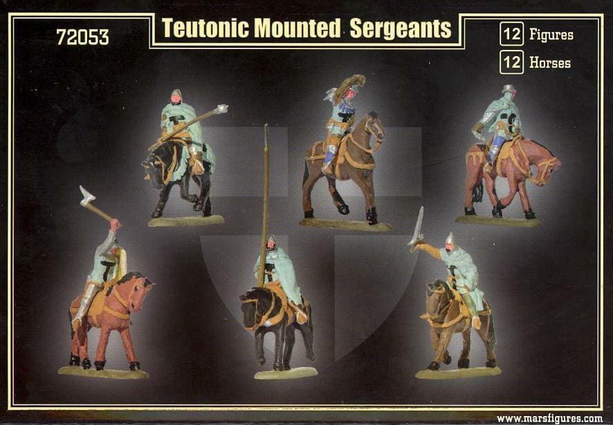Mars 72053 Teutonic Mounted Sergeant 15th Century 1/72 toy soldiers 