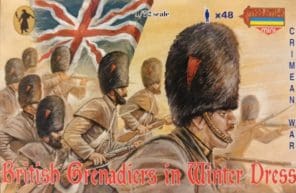 Strelets - M029 - British Grenadiers in Winter Dress Crimean War box cover image