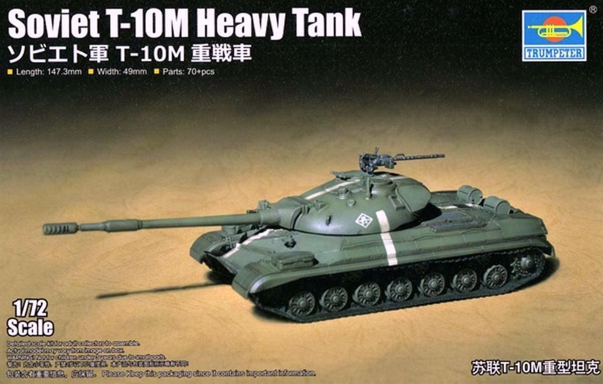 Easy Model 1/72 Soviet T-10A Heavy Tank Plastic Finished Model #35174 