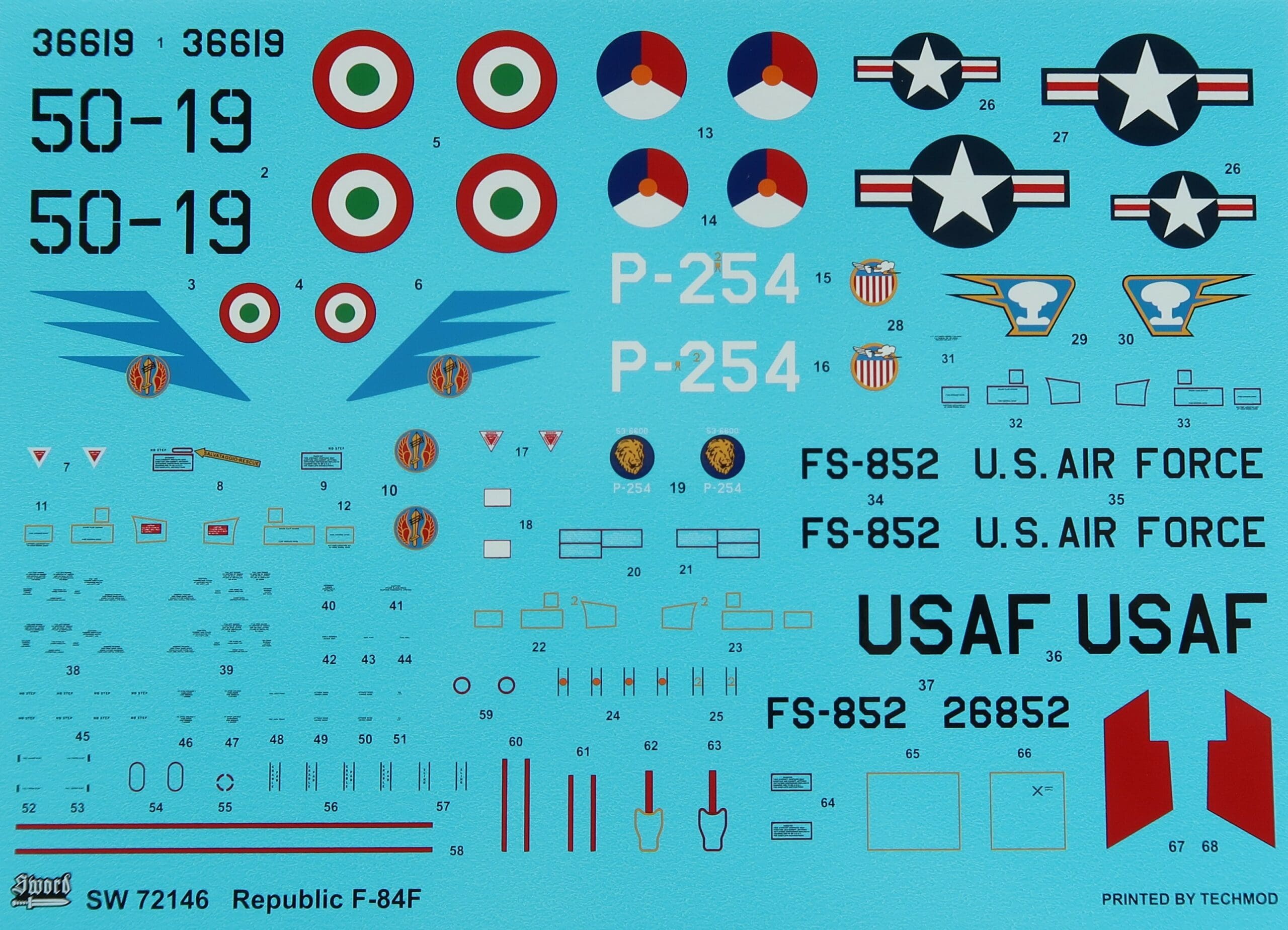 Hobby Boss Modellino Aereo F-84G Thunderstreak, Scala 1:72, Kit Di Montaggio 80247, Lunghezza 161 Mm, Apertura Alare 154 Mm